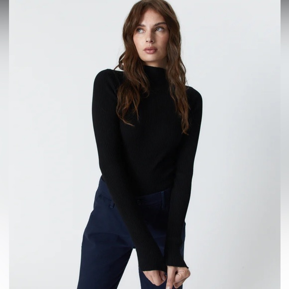 NSF Carla Rib Mock Neck - Picture 3 of 7